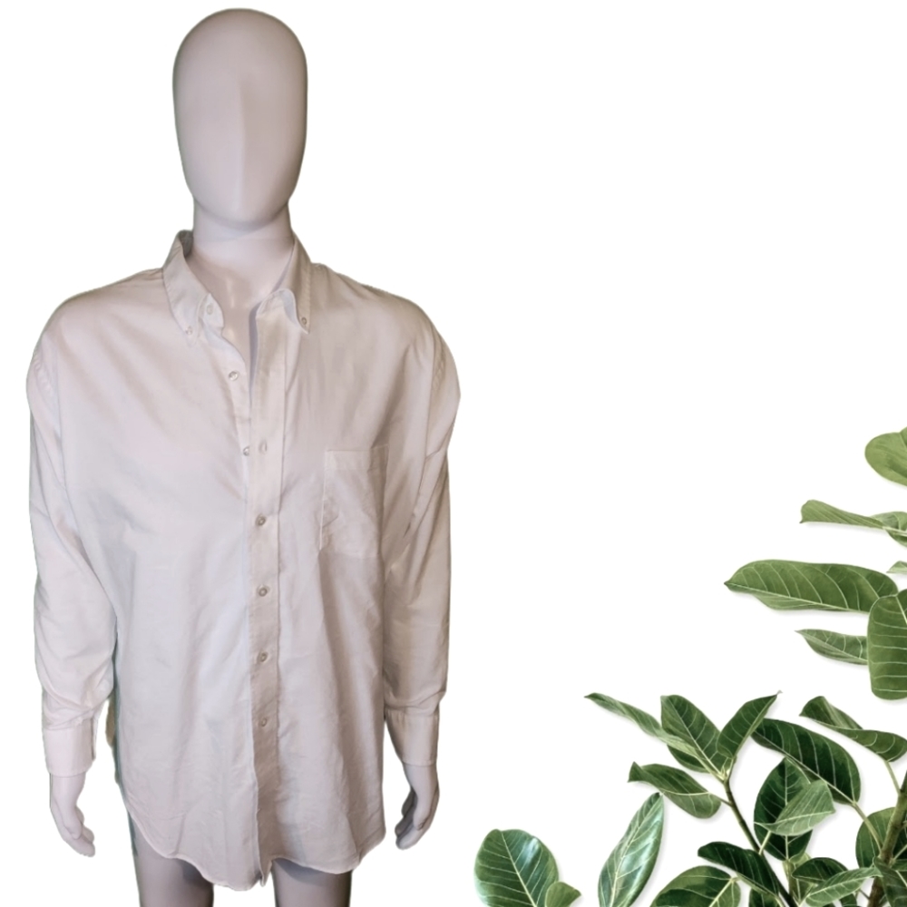 Van Heusen White Men's Button Up Shirt